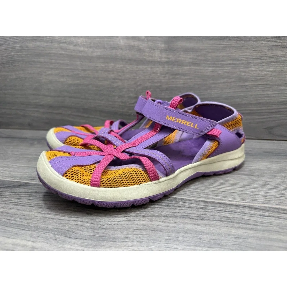 Merrell Hydro Hiker Sandal GIRLS Size 5 M Purple Beach Sandals Outdoor Beach